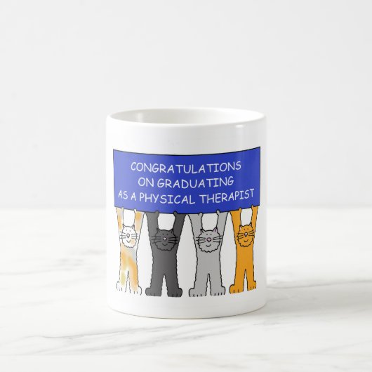 Physiotherapeut Graduate Herzlichen Glückwunsch Kaffeetasse (Mittel)