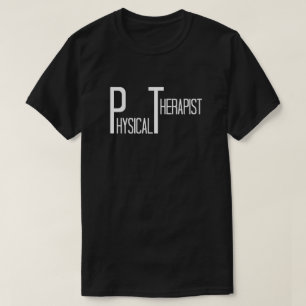 Physiotherapeut im Fun Text T-Shirt