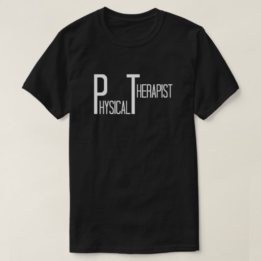 Physiotherapeut im Fun Text T-Shirt (Design vorne)