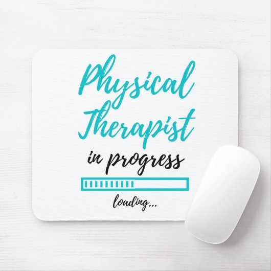 Physiotherapeut in Progress 2 Mousepad (Mit Mouse)