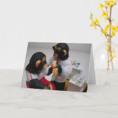 Physiotherapeut Karte (Gelbe Blume)