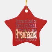 Physiotherapeut Keramik Ornament (Hinten)
