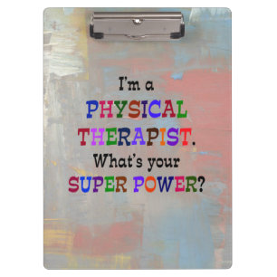 Physiotherapeut Klemmbrett
