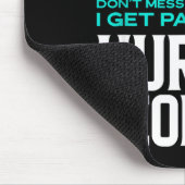 Physiotherapeut lustige Physiotherapie Mousepad (Ecke)