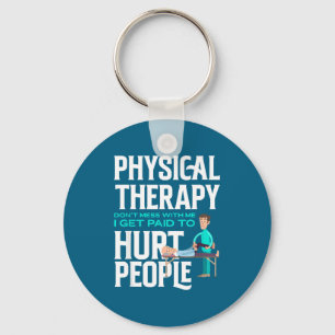 Physiotherapeut lustige Physiotherapie Schlüsselanhänger