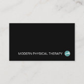 Physiotherapeut Minimalistische Visitenkarten Visitenkarte (Vorderseite)