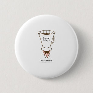 Physiotherapeut mit Kaffee Button