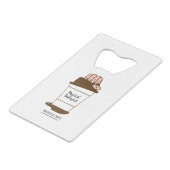 Physiotherapeut mit Kaffee Geldbeutel Flaschenöffner (Rückseite Schrägansicht)