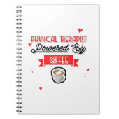 Physiotherapeut mit Kaffee Notizblock (Vorderseite)