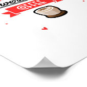 Physiotherapeut mit Kaffee Poster (Ecke)