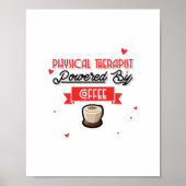 Physiotherapeut mit Kaffee Poster (Vorne)