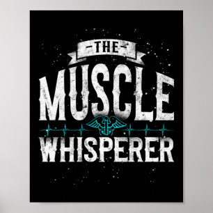 Physiotherapeut Muskel-Therapie-Assistent Poster
