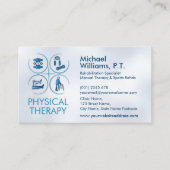Physiotherapeut - Physiotherapie Visitenkarte (Vorderseite)