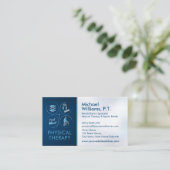 Physiotherapeut - Physiotherapie  Visitenkarte (Stehend Vorderseite)