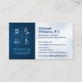 Physiotherapeut - Physiotherapie  Visitenkarte (Vorderseite)