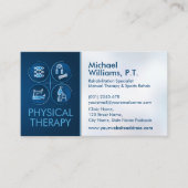 Physiotherapeut - Physiotherapie Visitenkarte (Vorderseite)