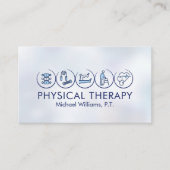 Physiotherapeut - Physiotherapie Visitenkarte (Vorderseite)