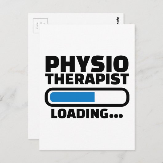 Physiotherapeut Postkarte (Vorne/Hinten)