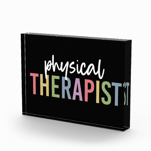 Physiotherapeut PT Graduate Physiotherapie Geschen Fotoblock (Rechts)