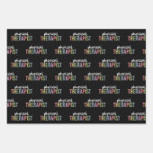 Physiotherapeut PT Graduate Physiotherapie Geschenkpapier Set (Vorderseite)