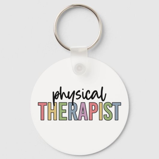 Physiotherapeut PT Graduate Physiotherapie Schlüsselanhänger (Vorderseite)