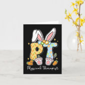 Physiotherapeut PT Physikalische Therapie Bunny Ea Karte (Gelbe Blume)