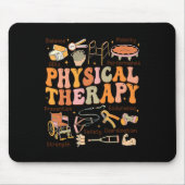 Physiotherapeut Pt Pta Fall Erntedank Physischer Mousepad (Vorne)