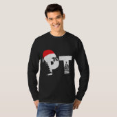 Physiotherapeut PT Weihnachtsmannmütze Weihnachten T-Shirt (Vorne ganz)