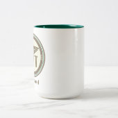 Physiotherapeut PT Zweifarbige Tasse (Mittel)