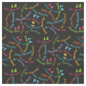 Physiotherapeut Schwarz Stoff (Nahaufnahme)