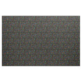 Physiotherapeut Schwarz Stoff (Fat Quarter (45,7 x 55,9 cm))