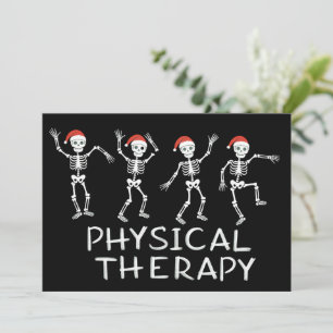 Physiotherapeut Skelett Weihnachten DPT Student
