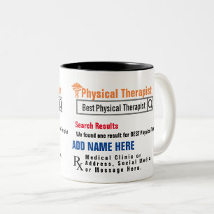 Physiotherapeut sucht Geschenke Tasse