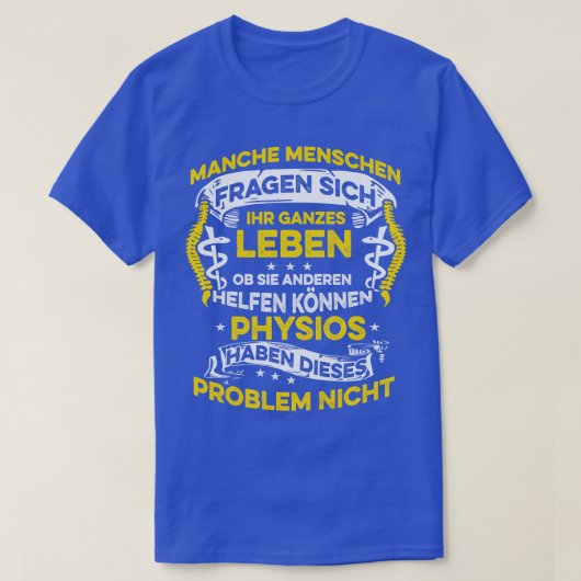 Physiotherapeut T-Shirt (Design vorne)