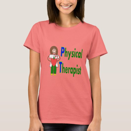 Physiotherapeut T - Shirt und Geschenke (Vorderseite)