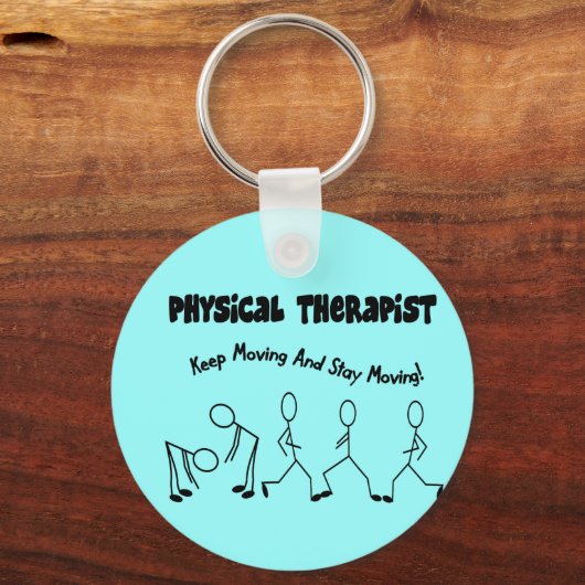 Physiotherapeut T - Shirt und Geschenke Schlüsselanhänger (Vorderseite)