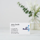 Physiotherapeut Visitenkarte (Stehend Vorderseite)