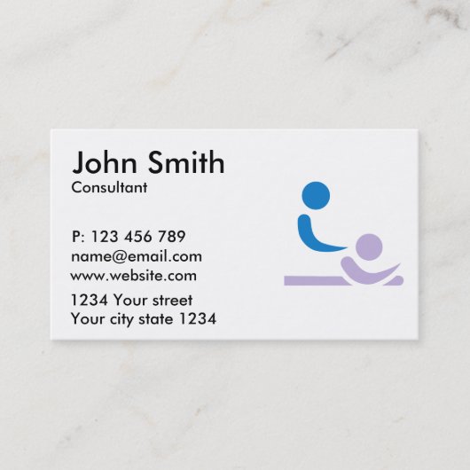 Physiotherapeut Visitenkarte (Vorderseite)