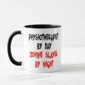Physiotherapeut Zombie Joke Tasse (Links)