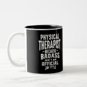 Physiotherapeut Zweifarbige Tasse (Links)