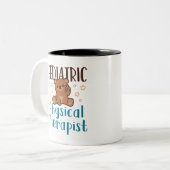 Physiotherapeut Zweifarbige Tasse (Vorderseite Links)
