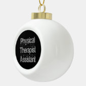PhysiotherapeutAssistant Extraordinaire Keramik Kugel-Ornament (Rechts)
