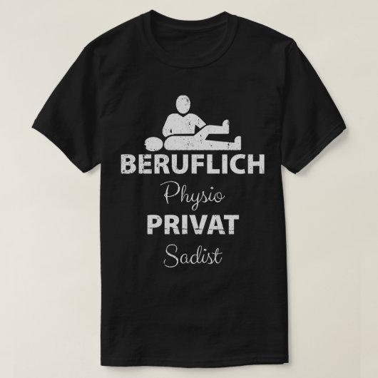 Physiotherapeuten 9 T-Shirt (Design vorne)