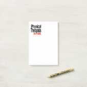 Physiotherapeuten machen es besser post-it klebezettel (Auf Schreibtisch)