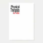 Physiotherapeuten machen es besser post-it klebezettel (Vorderseite)