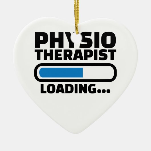 Physiotherapeutenladen Keramik Ornament (Vorne)