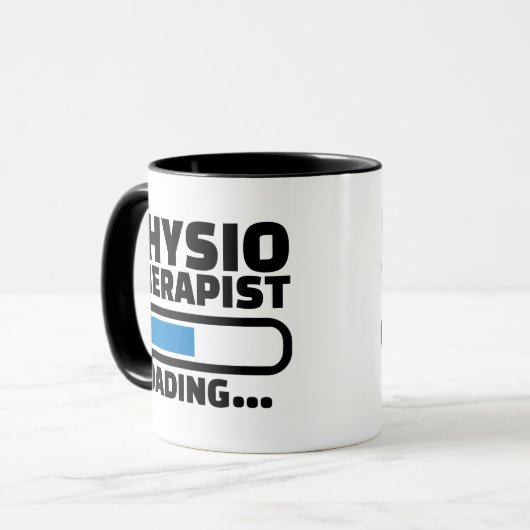 Physiotherapeutenladen Tasse (Vorderseite Links)