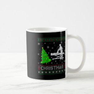 Physiotherapeutin Xmas Tree Lighting Ugly Kaffeetasse
