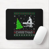 Physiotherapeutin Xmas Tree Lighting Ugly Mousepad (Mit Mouse)