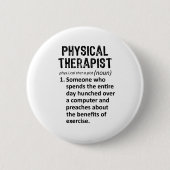 Physiotherapeutische Definition Button (Vorderseite)